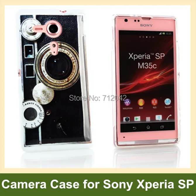 OEEKOI старинная камера Принт мягкий модный гелевый Чехол для sony Xperia SP M35c M35h