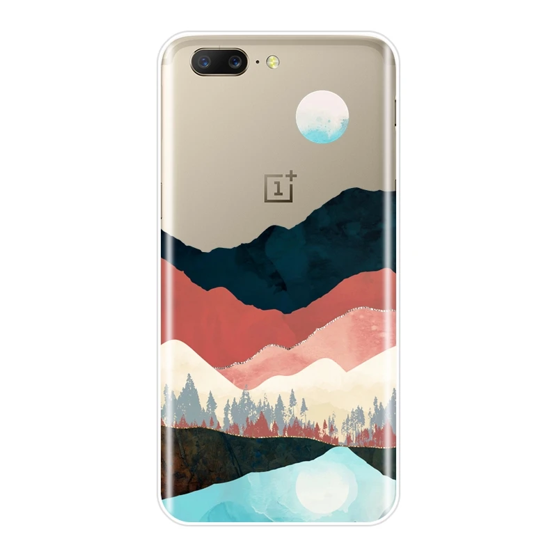 Задняя крышка из мягкого силикона для OnePlus 6 6T 5 5T 3 3T 3T|Бамперы| |