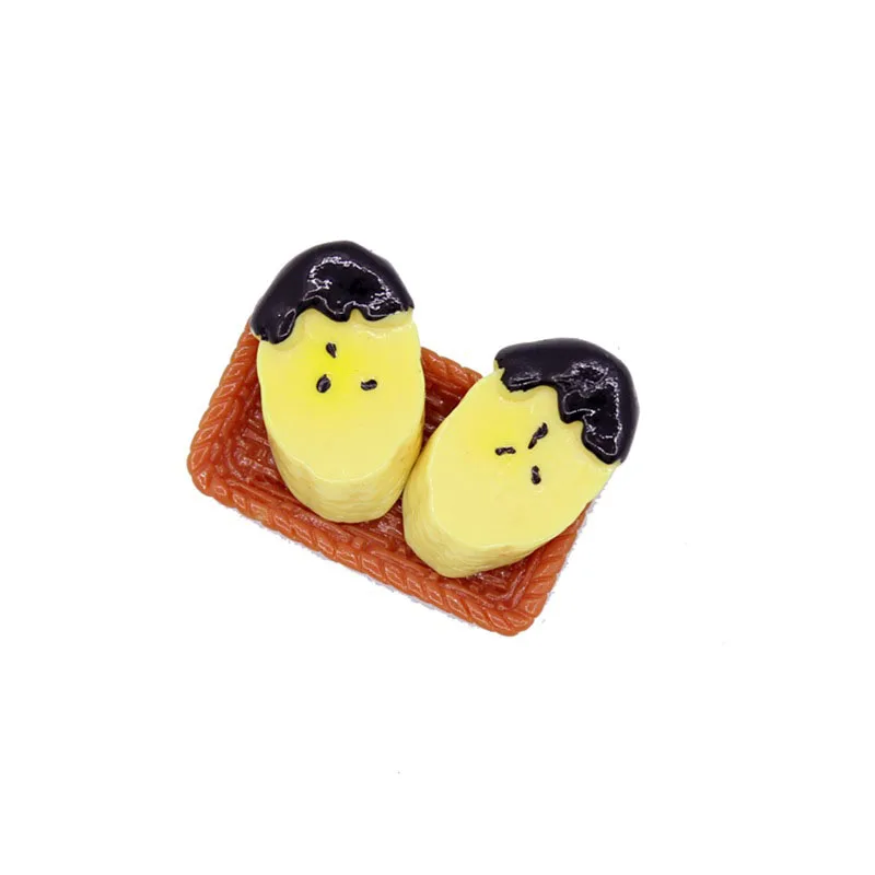 6 шт. бусины шармы для изготовления шоколадных банановых чипсов|Пластилин| |