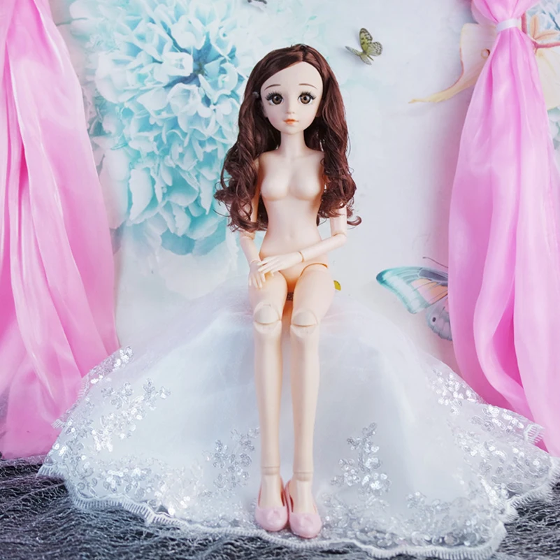 Кукла BJD с 15 подвижными шарнирными куклами 1/3 60 см Женская голая кукла тело обувью