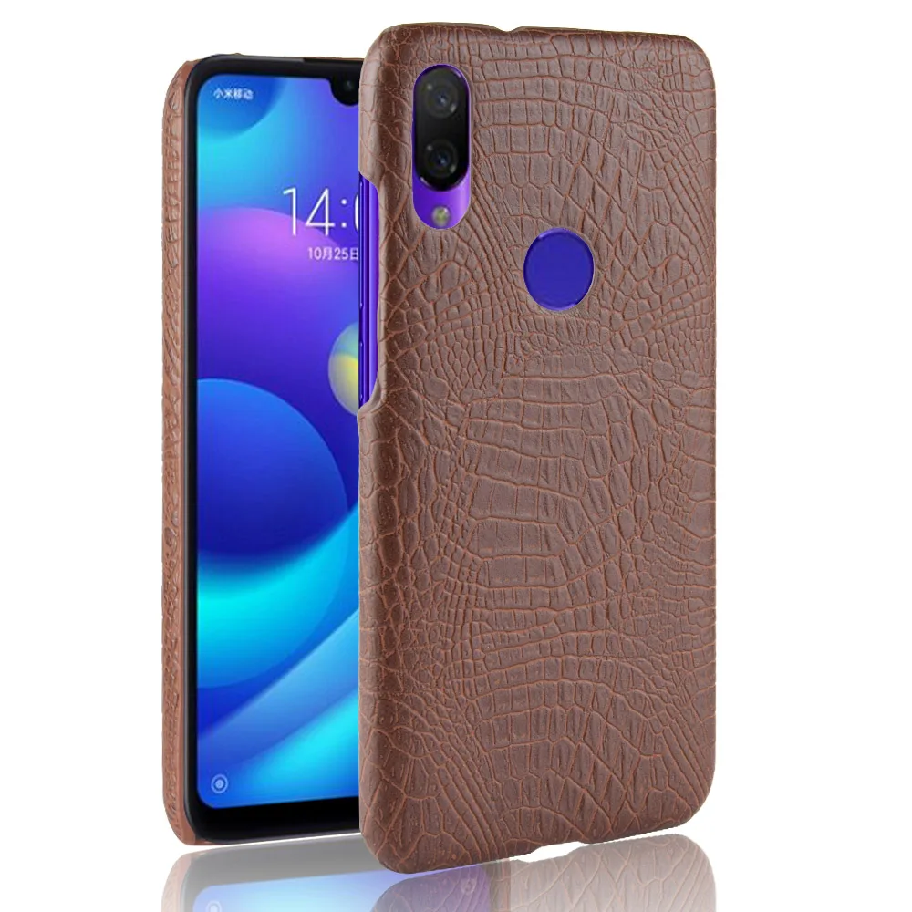 Роскошный чехол из крокодиловой змеиной кожи для XiaoMi Play 9 SE 8 Lite A2 A1 RedMi S2 Note 7 Pro 6 5 4X