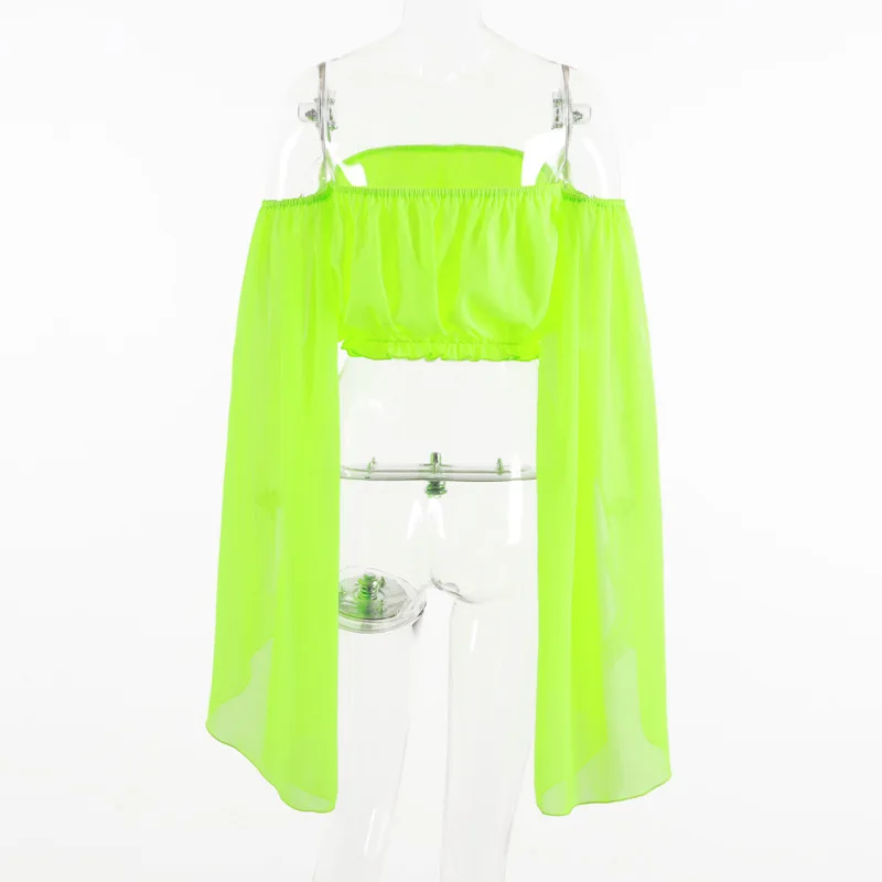 Сексуальный Топ без бретелек с открытыми плечами для женщин 2019 Лето длинный