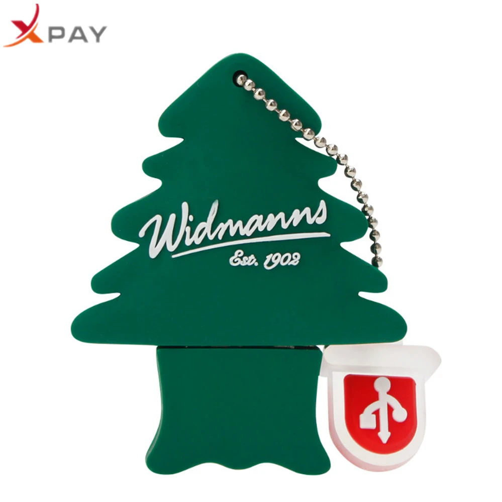 XPAY USB флэш-накопитель 128 ГБ Флешка мультфильм снеговики, елки подарки 64 ГБ 32 ГБ 16 ГБ 8 ГБ 4 ГБ олень Санта Клаус
