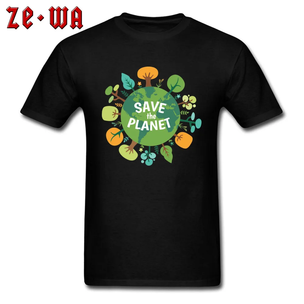 

Cultural Slogans Save Planet Earth Day Street T Shirts For Adult Environmental Protection Organization Pure Cotton Male Tees