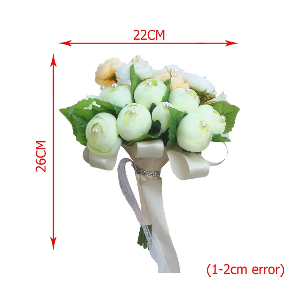 Модные свадебные аксессуары ручной работы букеты Жемчужный Цветок Свадебный