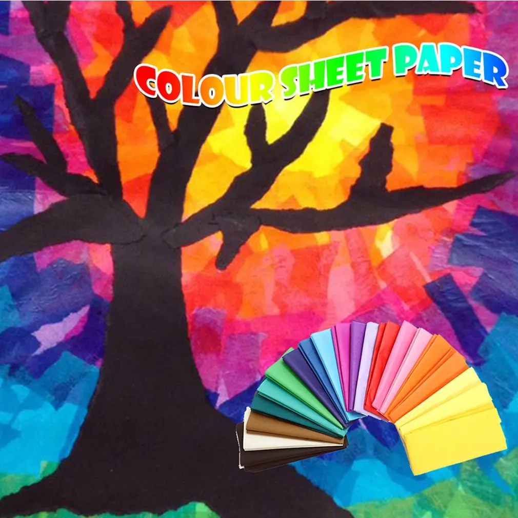 Цветная сиднейская бумага бумажные материалы для рисования складывание бумаги