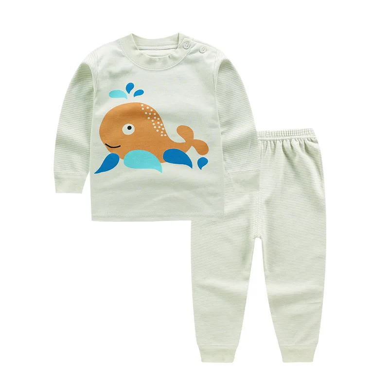 2018 New Baby Girls Clothing Sets Cotton Kids Clothes Long Sleeve Shirt + Pants Suit Boys Cartoon | Детская одежда и обувь