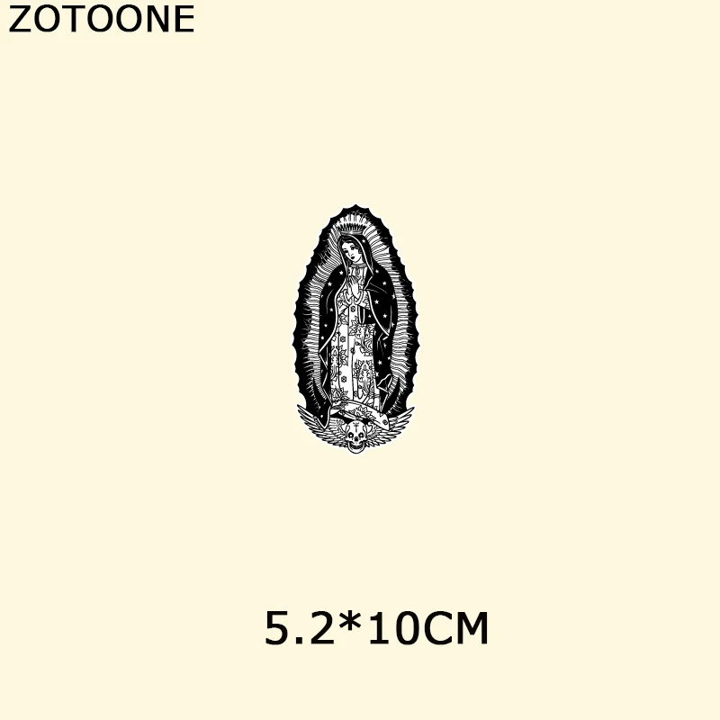 ZOTOONE Punk Iron on Patches Fashion Diy Patch Heat Transfers Badges Accessories Washable Vintage Decorations Appliques Stickers | Дом и сад