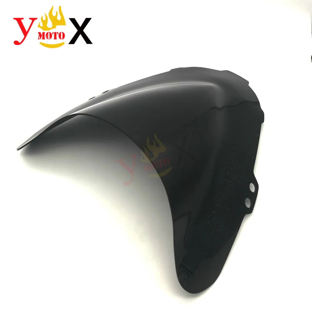 Racing Motorcycle Double Bubble Black Windscreen Windshield Front Faring Delector For Suzuki RF400 GK78A 1993-1997 1994 1995 96 |