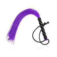 1pcs fetish whips bdsm games leather harnesses black faux leather flogger sm horse whip flogger riding crop tool