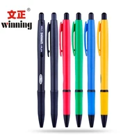 2pcs new creative five color stationery 0 7 mm plastic ballpoint pen business office supplies and school commonly used materials