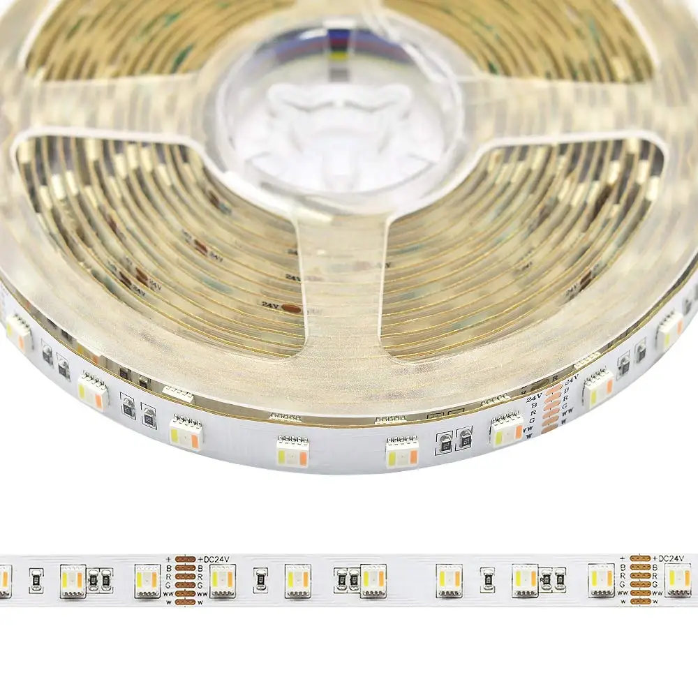 5 в 1 RGB + CCT светодиодные полосы света 5050 60 светодиодный s 30 96 Светодиодный цветов
