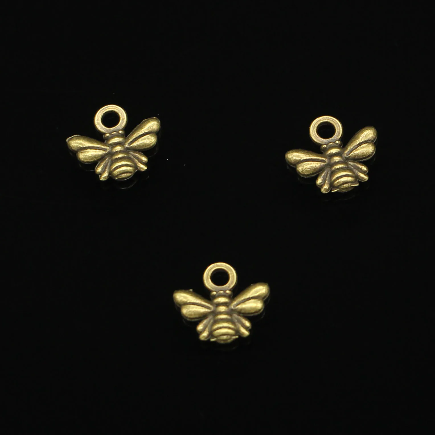 40 шт. Бронзовые Подвески в виде пчелы