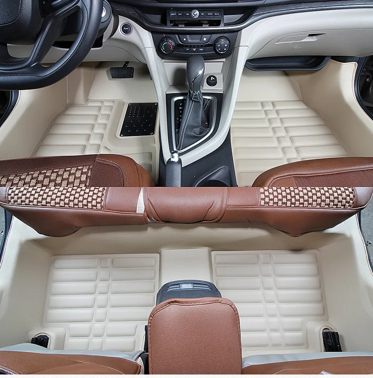 Myfmat пользовательские кожаные автомобильные коврики для TOYOTA 86 Fortuner Previa Sienna Venza
