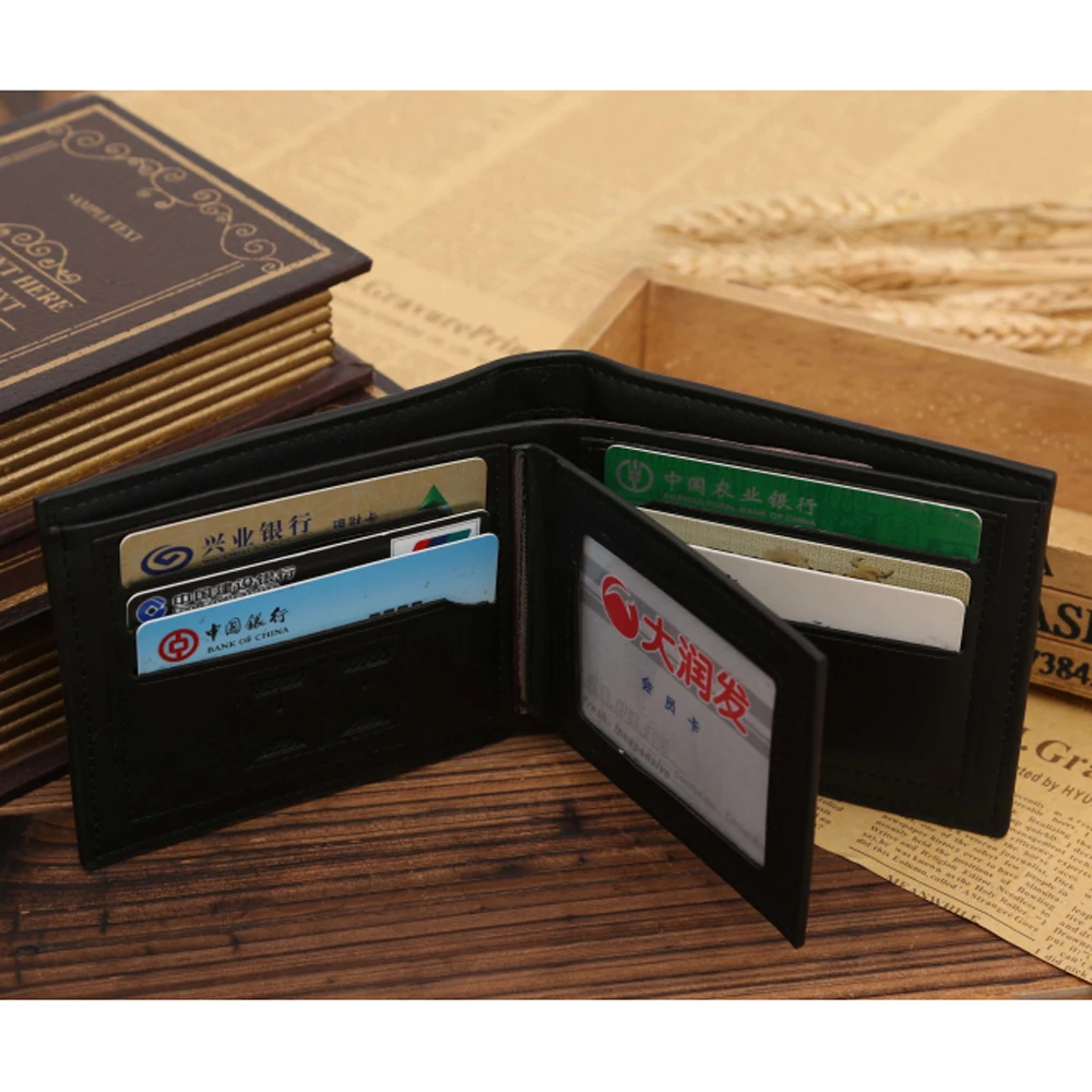 Малый известная марка удобный портфель Для мужчин кошелек кошельки Мужской