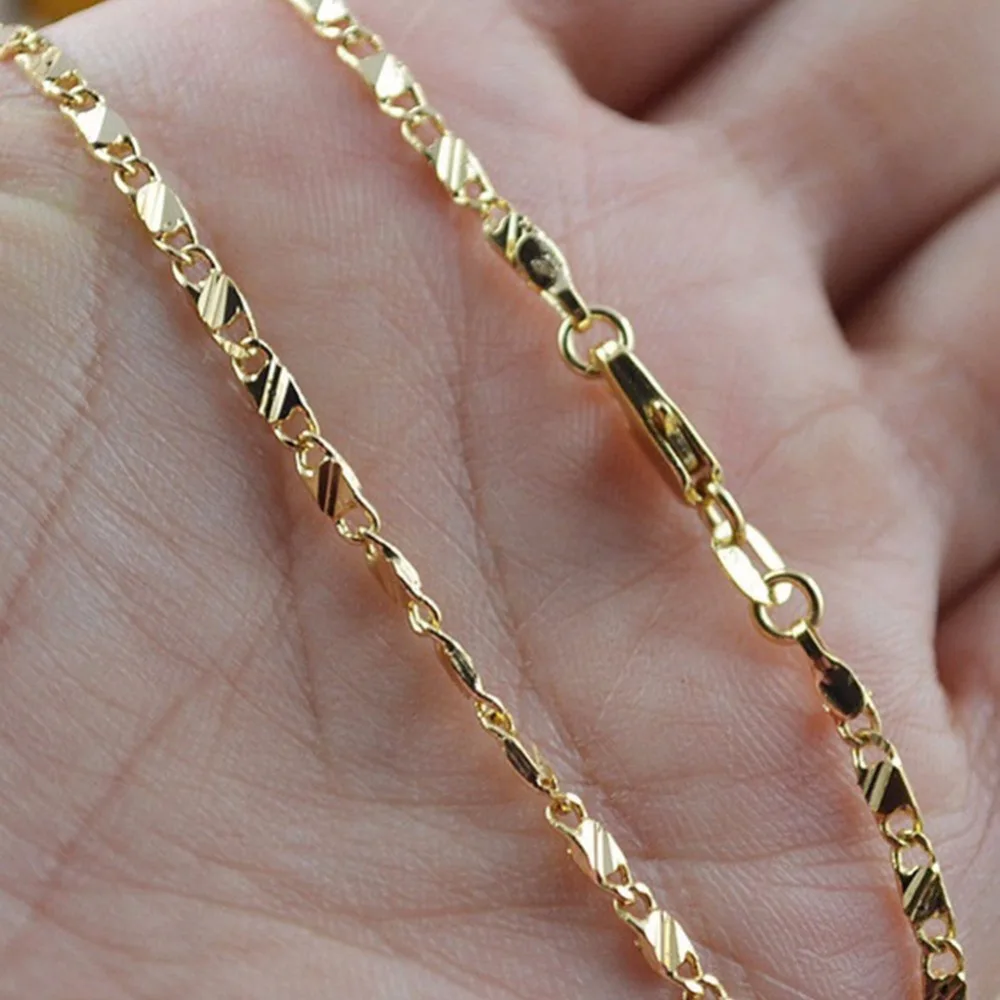 1 шт. модное изысканное золотое ожерелье Длинная подвеска цепочка 16 30 дюймов для