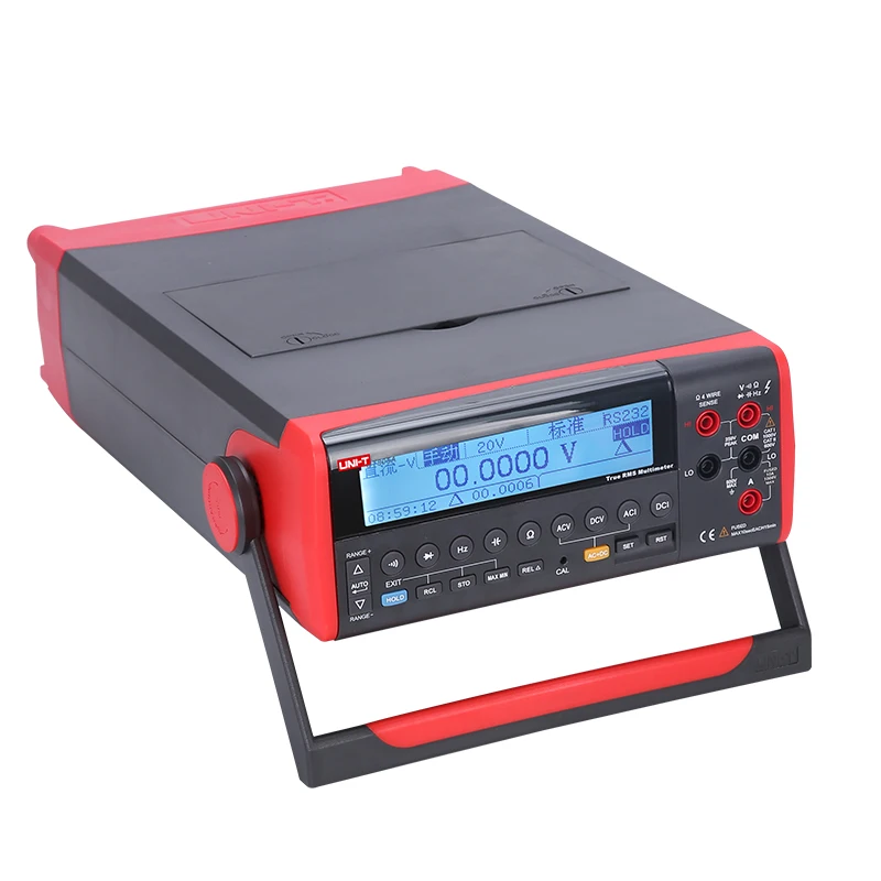 UNI-T UT805A Цифровой настольный мультиметр Высокая точность 0.015% истинный RMS USB RS232 AC110-240V Макс. Дисплей 199999