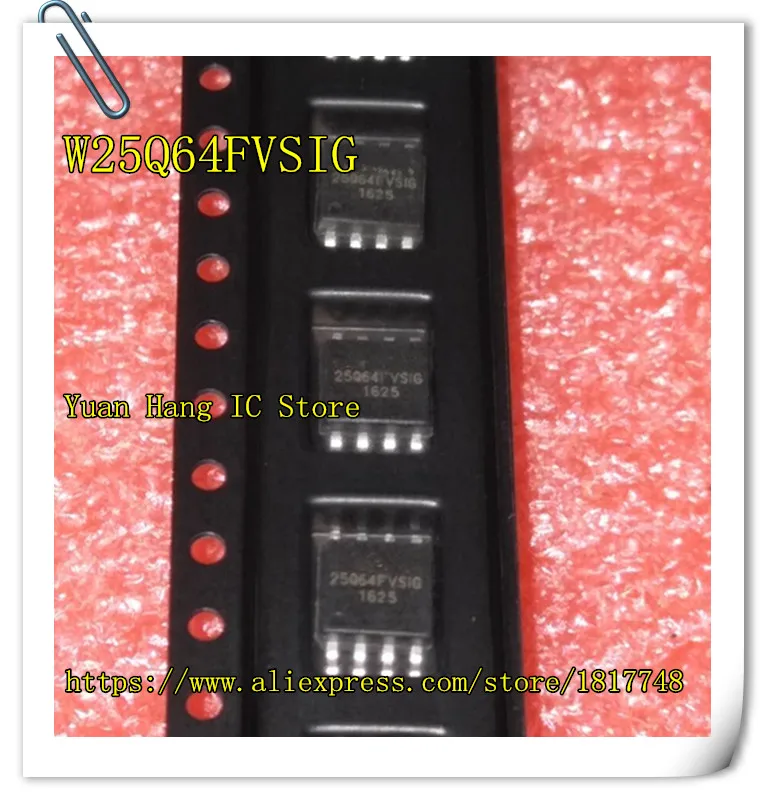 

10PCS/LOT New original W25Q64FVSIG W25Q64FVSSIG storage chip SOP-8