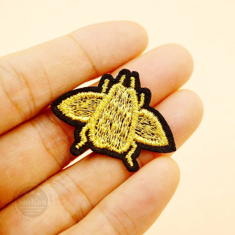 Золотые нашивки (размер: x см) из ткани сделай сам вышитая аппликация швейные