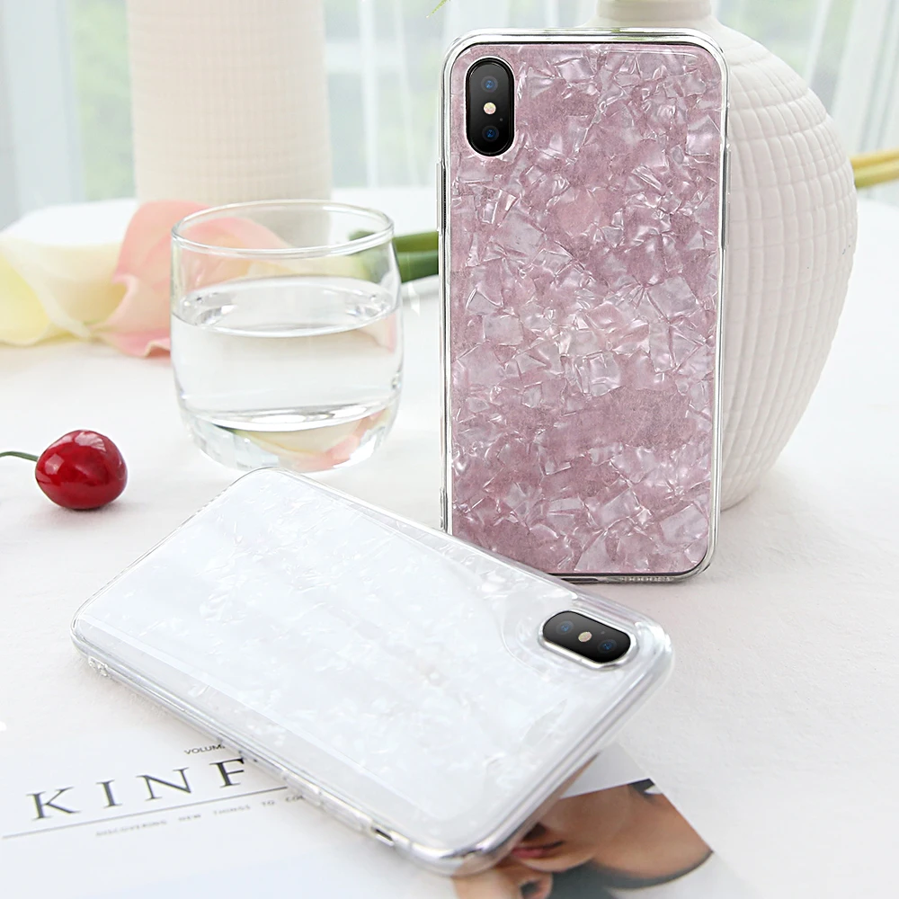KISSCASE Блестящий эпоксидный чехол для iPhone X 7 Plus мягкий силиконовый роскошный 5S 6 S |