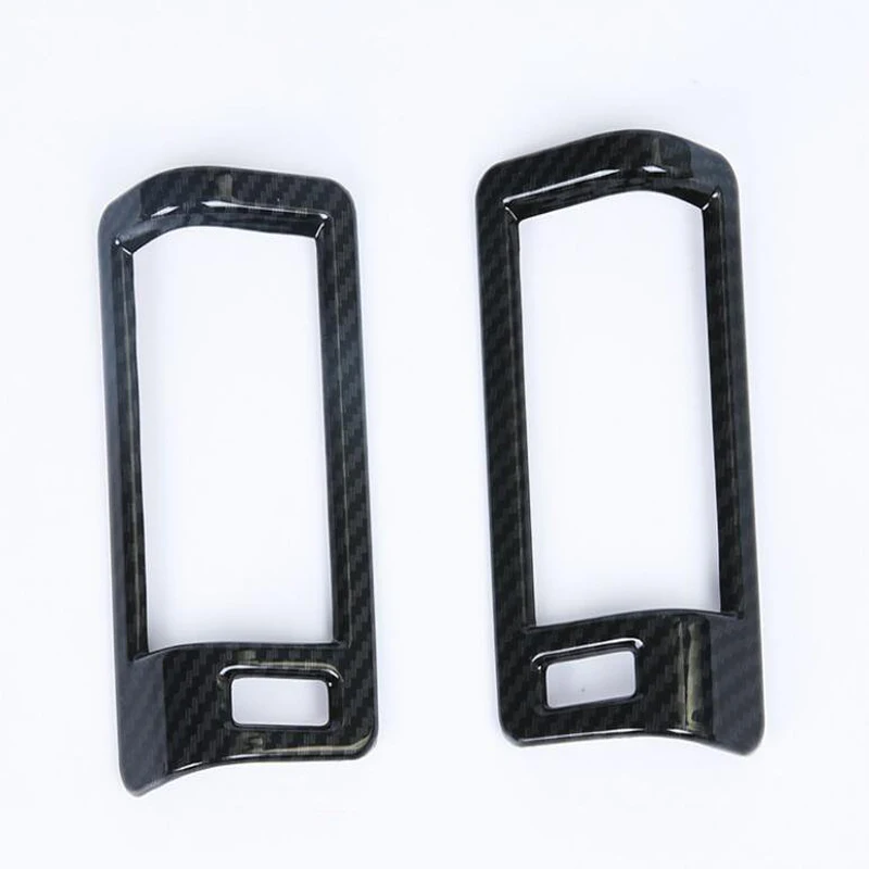 

2 шт., хромированная крышка из углеродного волокна для вентиляционного отверстия кондиционера автомобиля Volvo XC60 2018