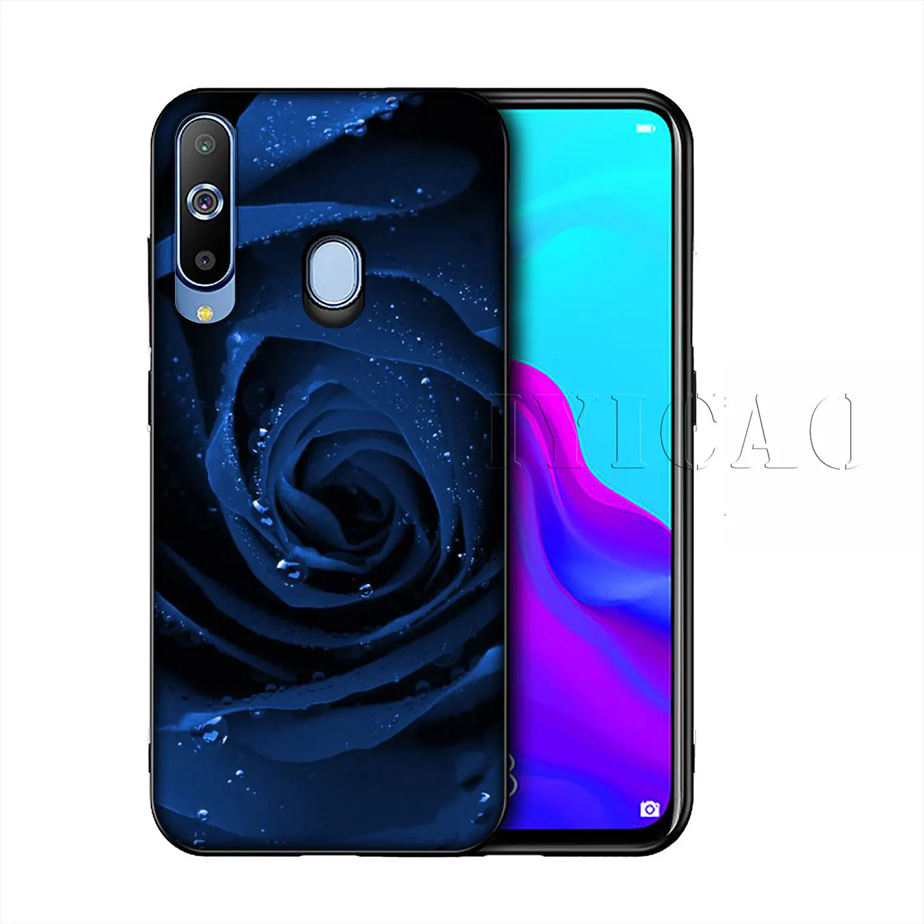 IYICAO цветок Мягкий силиконовый чехол для samsung Galaxy A10 A30 A40 A50 A70 M10 M20 M30 крышка |