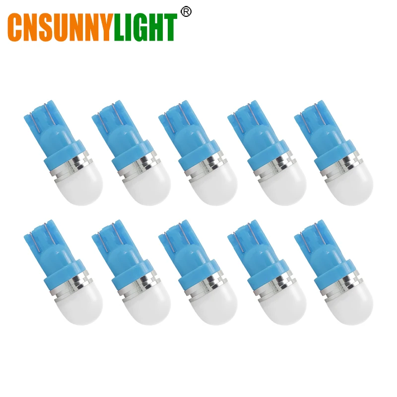 CNSUNNY светильник 10 шт. T10 светодиодный 194 W5W Боковая Ширина инструмент Лицензионная лампа зазор сигнала лампы стоп сигнала ствол купольный светильник для чтения
