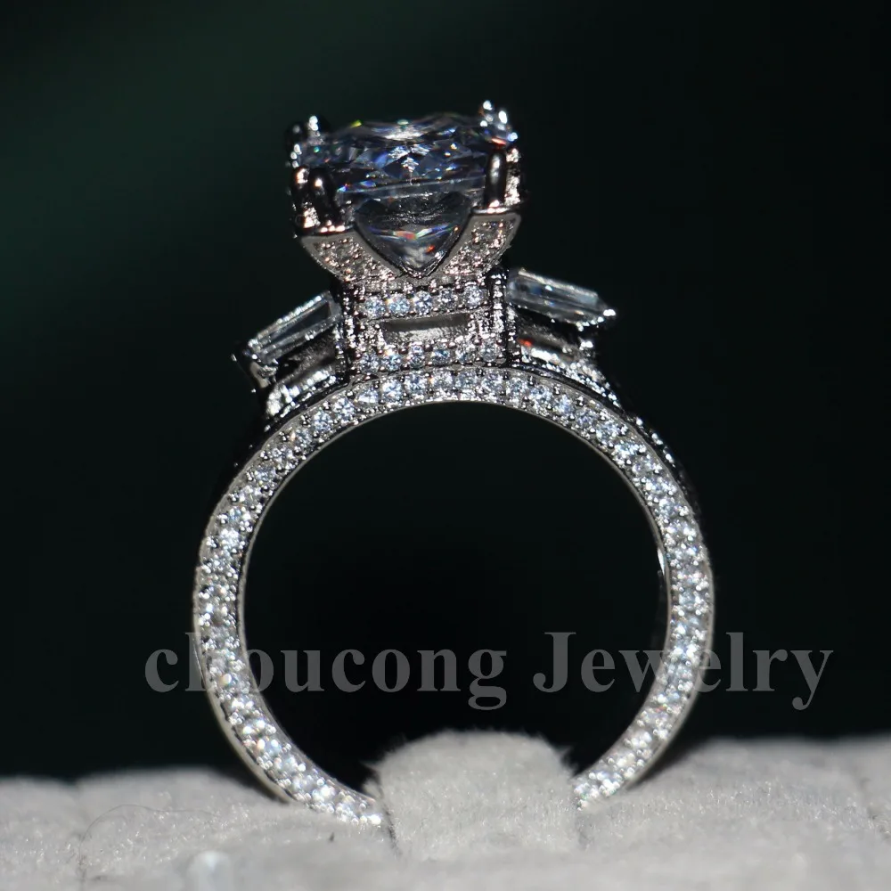 Женское и мужское ювелирное изделие choucong кольцо из стерлингового серебра 300