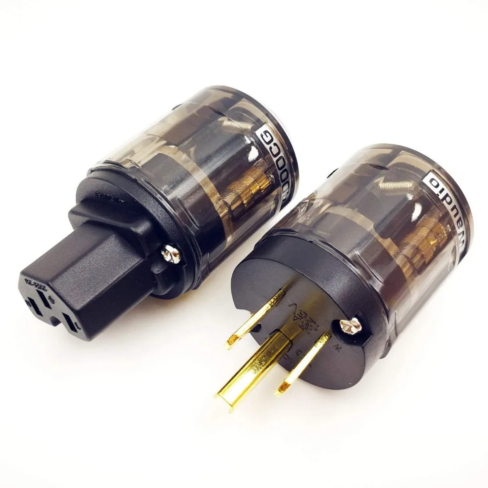 В 15A/125 Hifi аудиофильский класс AC мощность США разъем IEC для DIY|Электрические вилки| |