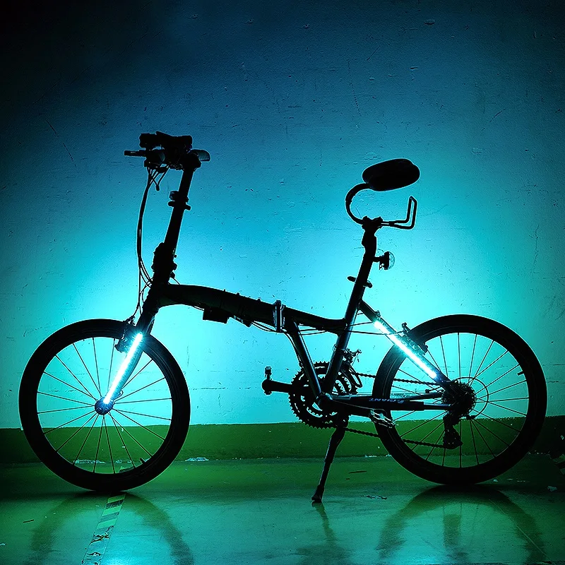 Leadbike Велосипед Передний Задний светильник вилка светильник 8 моделей 24 светодиодПредупреждение льный задний фонарь