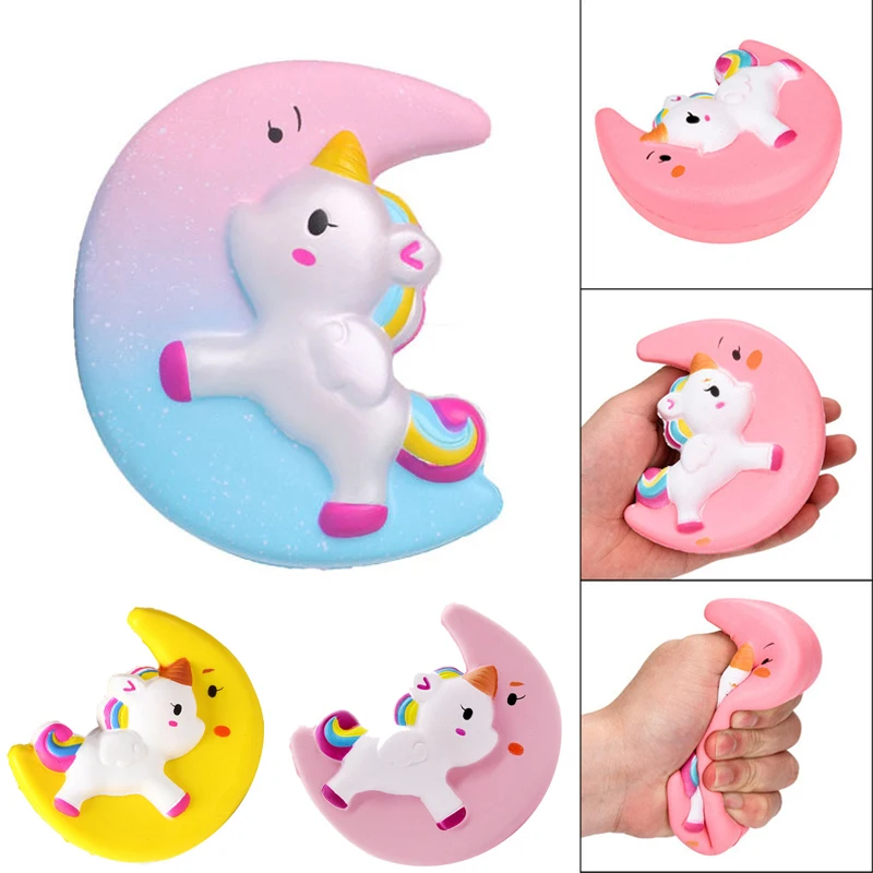 Jumbo Squishy антистресс развлечения сквиши Животные Олень Единорог для детей для снятия стресса у взрослых антистрессовые игрушки