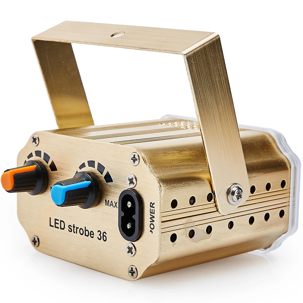 Mini Sound Control Stage Light 36RGB LED Strobe Disco Ball DJ Equipment Family Party Music Performance Flash | Лампы и освещение