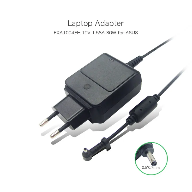 Оригинальный 19V 1.58A 2 5*0 7mm EXA1004UH EXA0901XH EXA1004EH 30W блок питания для Asus EEE PC X101CH 1201HA 1015B