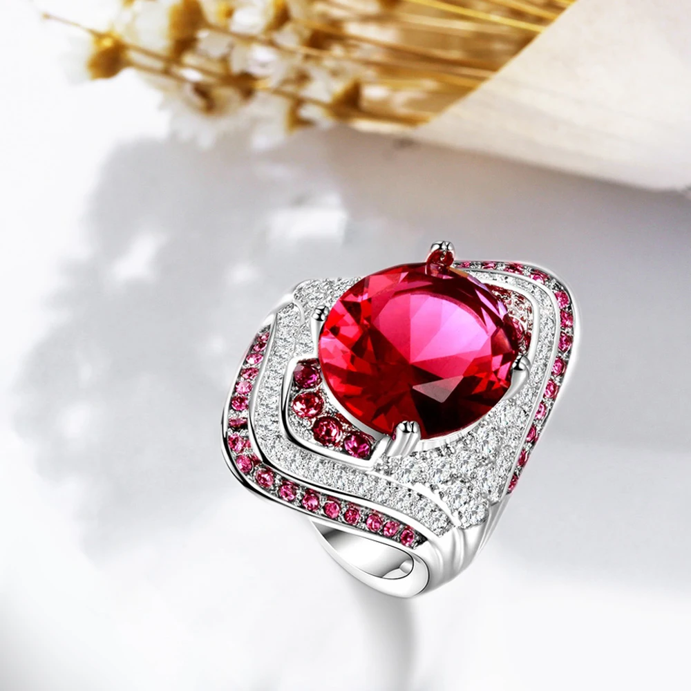 Стерлинговое серебро бриллиант кольца для женщин Персонализированные Серебро 925