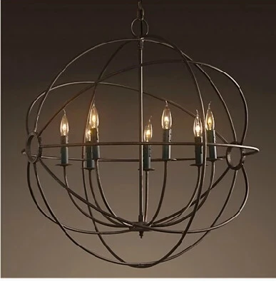 60 см винтажные американские промышленные подвесные светильники RH Лофт Бар Кафе