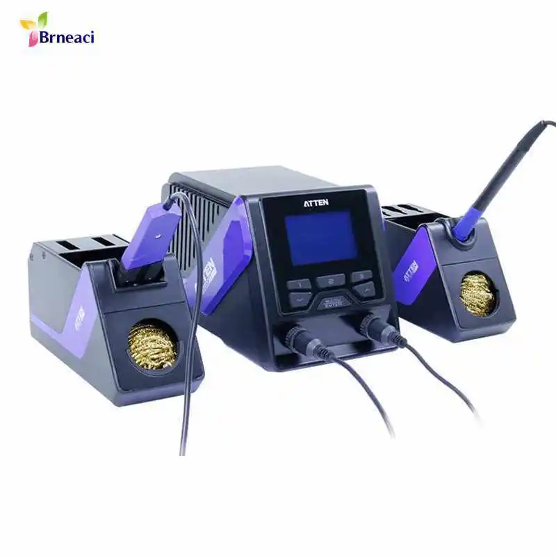 GT-6200 Boutique 220V Soldering Station 200W Double Electric Solder Iron Multichannel Intelligent Lead Free Maintenance System