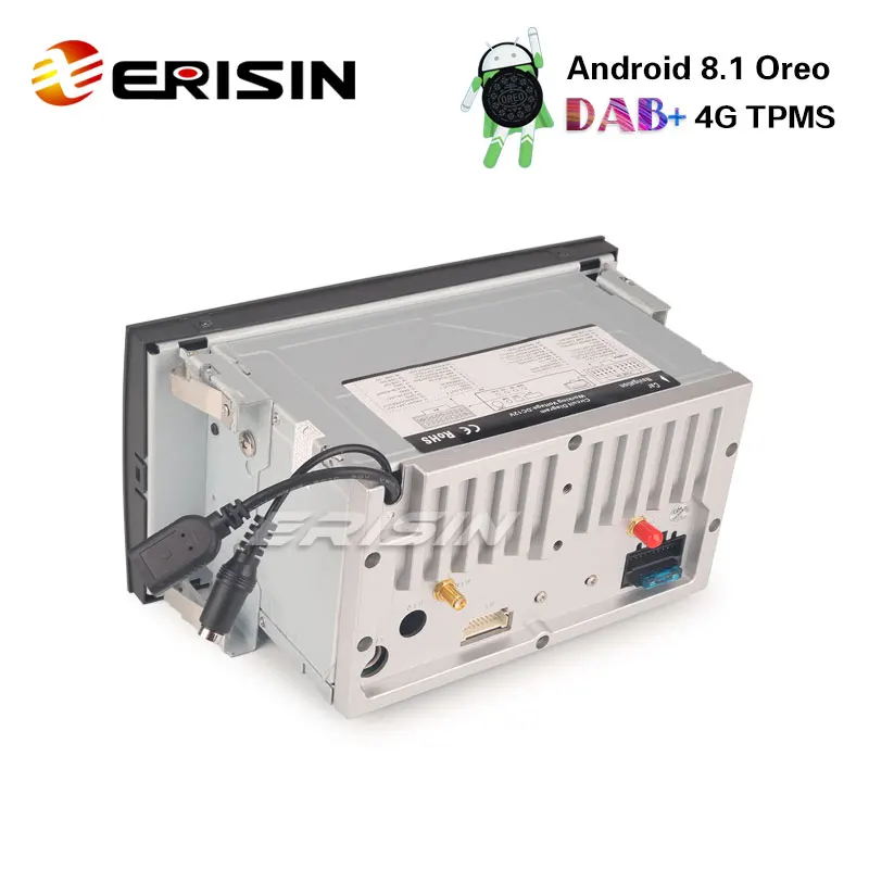 Erisin ES8276F 7 &quotAndroid 8 1 DAB + радио 4G TPMS Автомобильная стерео система gps навигация для Frod