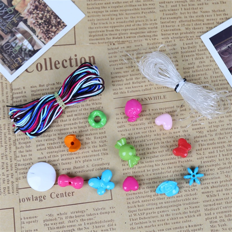 Набор детских ювелирных украшений 550 шт. набор для рукоделия ожерелье кольцо