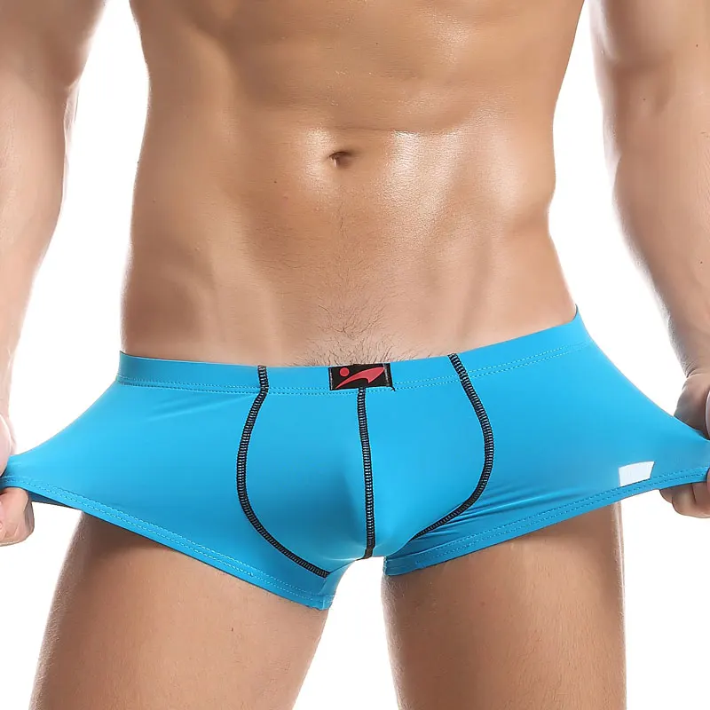 Мужские трусы джоки из нейлона желтые брифы тонкие слипы бандаж сексуальное