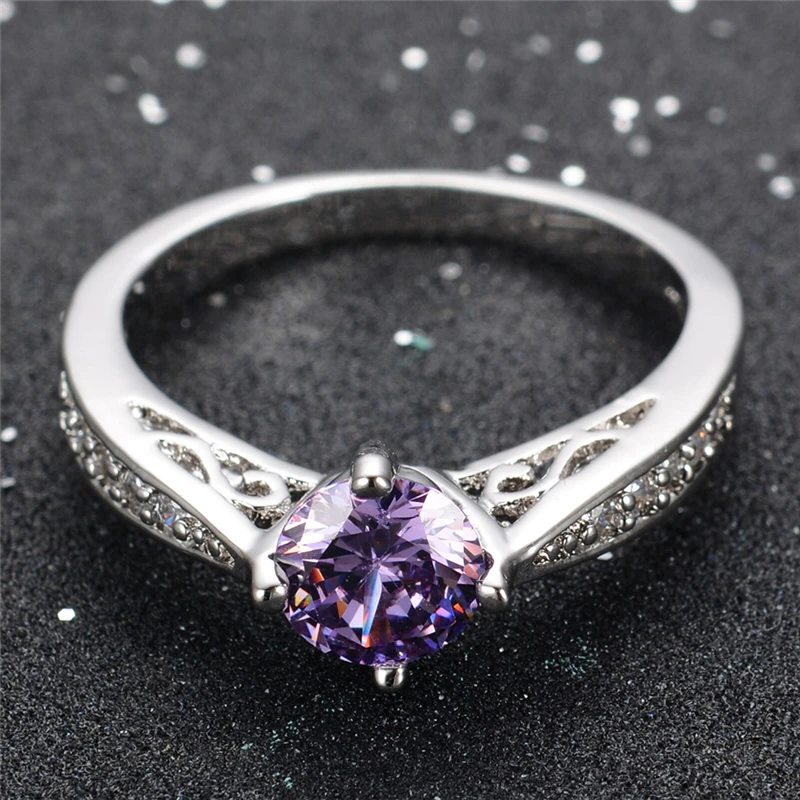 Изысканное винтажное ювелирное изделие женское круглое обручальное кольцо с