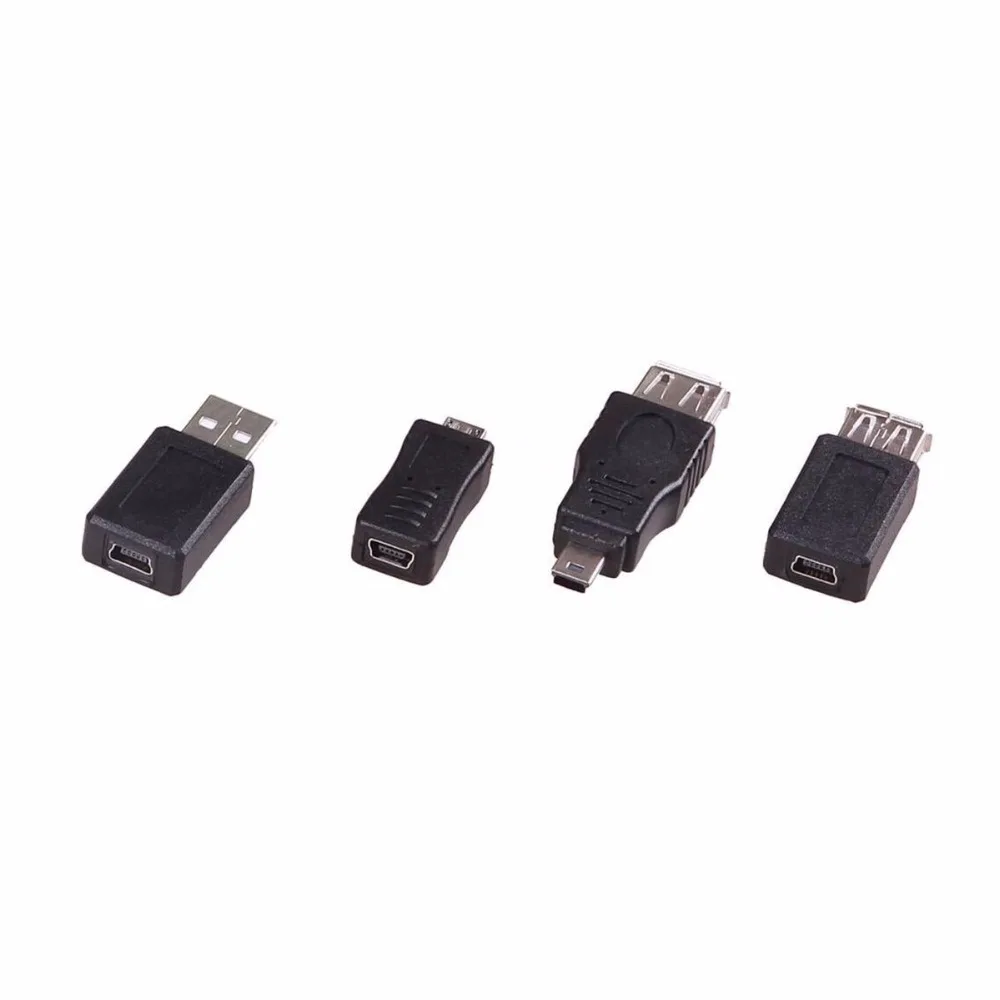10 шт./лот OTG 5-контактный Переходник F/M USB штырь-гнездо micro mini plug для компьютера