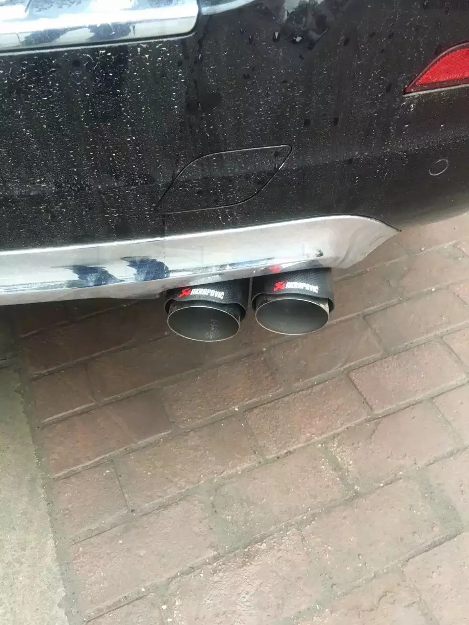 Углеродное волокно Стайлинг AKRAPOVIC нержавеющая сталь Универсальный двойной автомобильный глушитель выхлопной трубы автомобильные аксессуары модификация