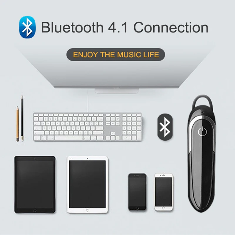 D5 Роскошные Bluetooth наушники с HD микрофоном беспроводные для автомобиля DSP