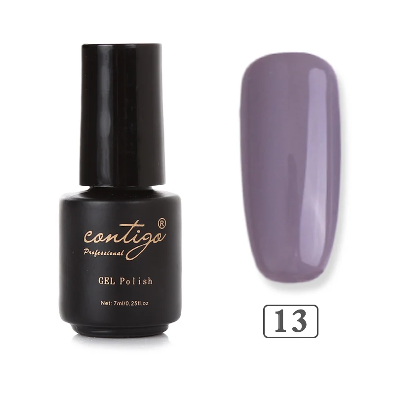 Contigo Nails Art полуперманентный Гель-лак для ногтей УФ замачиваемый гель для ногтей цветной набор Горячая Распродажа Bluesky маникюрный лак гибридный - Цвет: 13