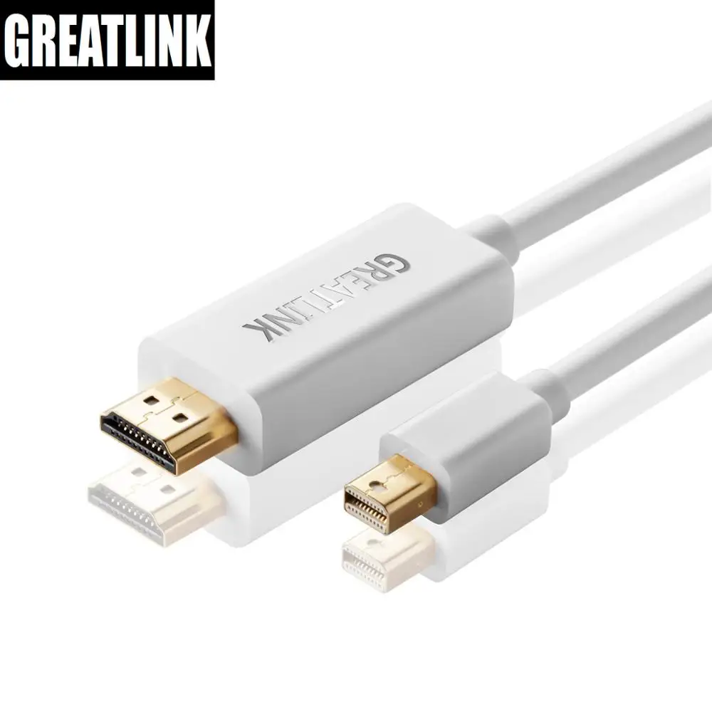 Thunderbolt 3 Mini display port DP to HDMI Кабель адаптер 1 2 конвертер кабель для Mac Macbook Pro Air| |