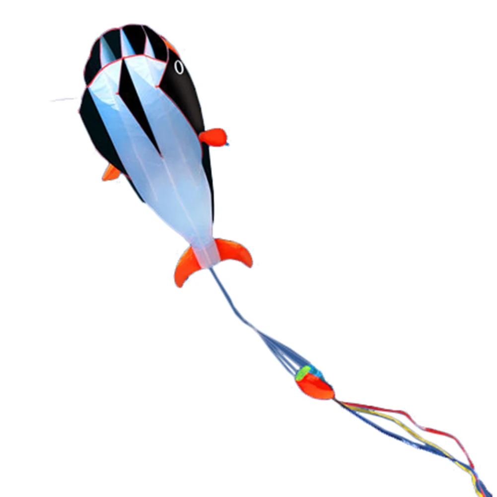 Outdoor sports Huge 3D Whale Soft Frameless Flying Kite with 30m Line Children Kids Toys Parafoil Giant | Игрушки и хобби
