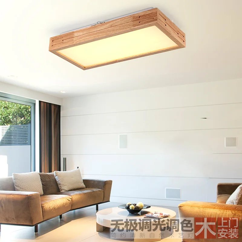 Светодиодная акрилосветодиодный деревянная лампа в скандинавском стиле