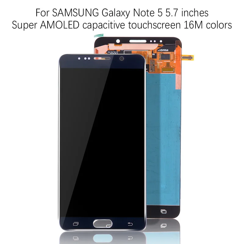 Оригинальный 5 7 ''Супер AMOLED ЖК дисплей для SAMSUNG Galaxy Note Note5 N920A N9200 SM N920 N920C