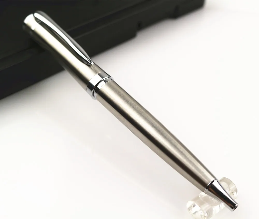Baoer classic 3035 Серебристая нержавеющая сталь бизнес пишущая поверхность шариковые ручки новые