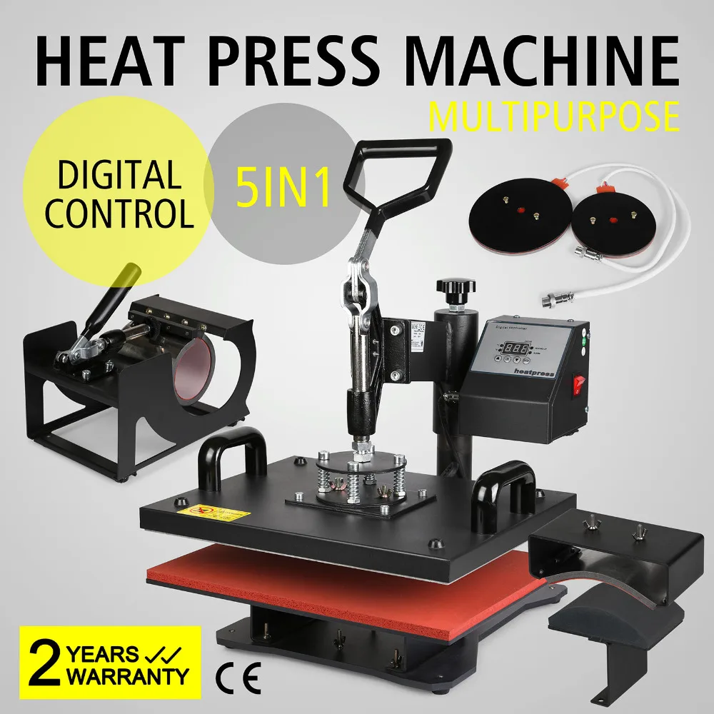 

HP5 in 1 Heat Press Transfer Machine for T Shirt / Mug